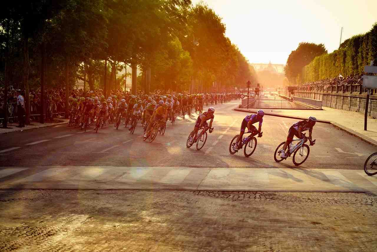 cyclistes, course, tour de france